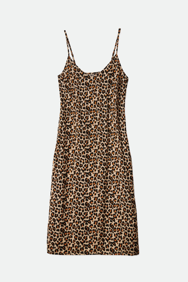 Leopard Midi Slip Dress