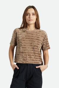 Colombia Velour Boxy Top