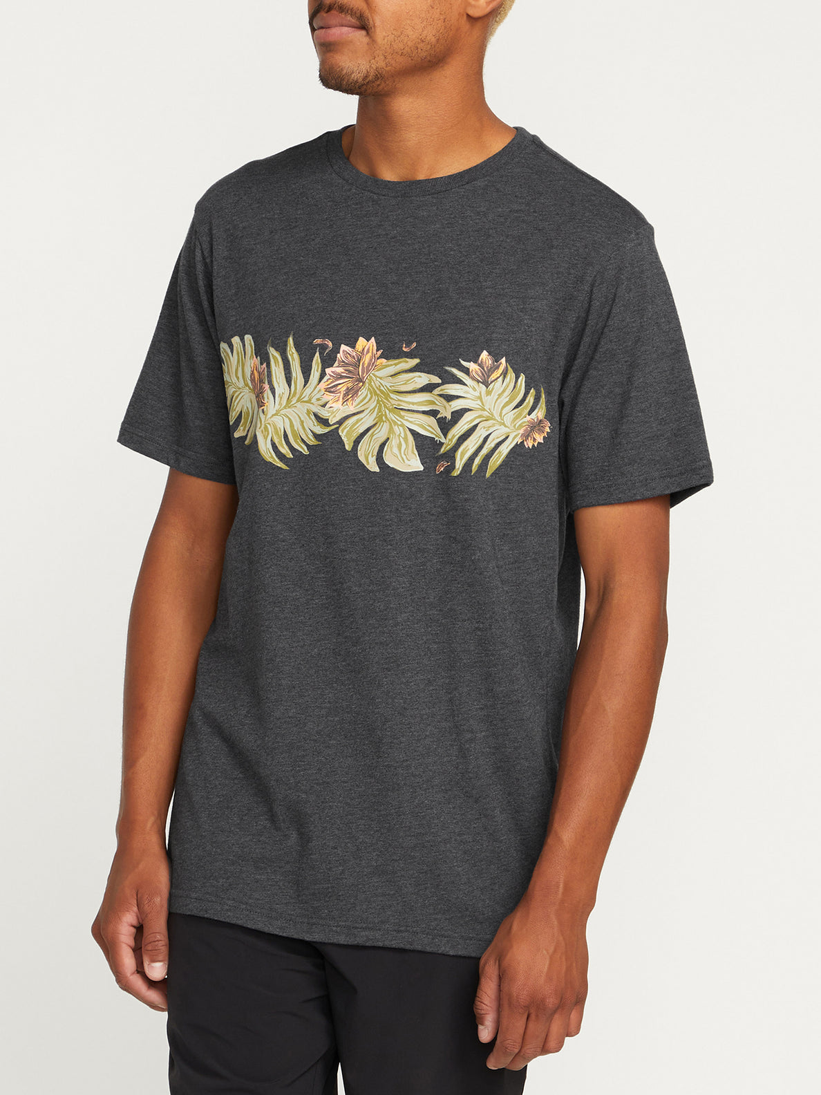 Men's Marble Floral Short Sleeve Tee