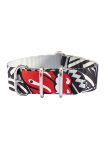 Rolling Stones 20mm Recycled NATO Band - Black / Gray