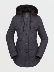 Women's Hooded Flannel Jacket