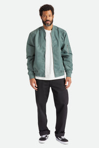 Dillinger Lightweight Bomber Jacket - Dark Forest