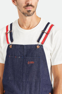 Willie Nelson Overalls - Worn Denim