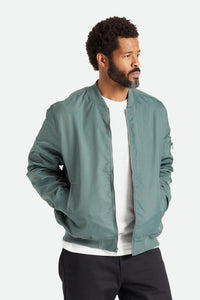 Dillinger Lightweight Bomber Jacket - Dark Forest